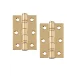 HIN1322/7PVD EUROSPEC 76 X 51 X 2MM BALL BEARING HINGE – GRADE 7 STAINLESS BRASS