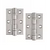 HIN1322/7SSS 76 X 51 X 2MM BALL BEARING HINGE – GRADE 7 SATIN STAINLESS STEEL