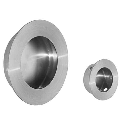 FLUSH DOOR PULL PACK – SATIN STAINLESS STEEL
