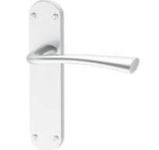HAVEL FIRE DOOR HANDLE PACK ON BACK PLATE