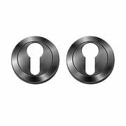 EURO PROFILE ESCUTCHEON 50MM – BLACK NICKEL