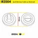 IRZ004CPSN BATHROOM TURN AND RELEASE 50MM – POLISHED CHROME / SATIN NICKEL