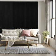 BLACK LAMINATED ACOUSTIC WALL PANEL