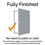 BLACK HADDON PRE‑FINISHED LAMINATE FD30 INTERNAL DOOR