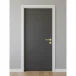 MARINO KNURLED LEVER DOOR HANDLE ON ROSE – LOCK PACK – MATT SATIN BRASS