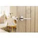 AMORA STYLE LEVER ON ROSE – LATCH PACK – POLISHED CHROME