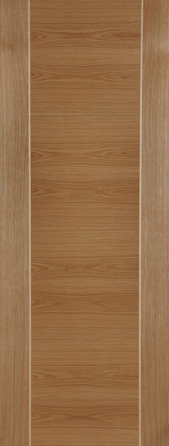 Wooden panel with a vertical grain pattern