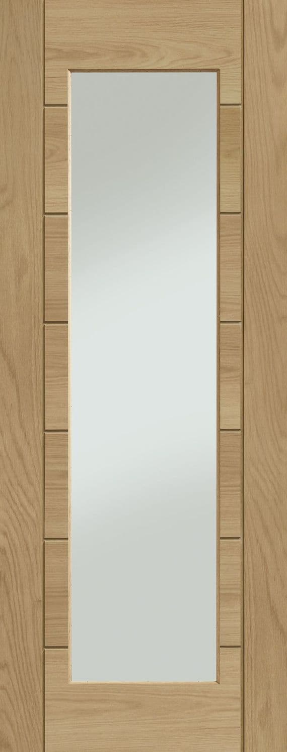 INTERNAL OAK PALERMO 1 LIGHT WITH CLEAR GLASS