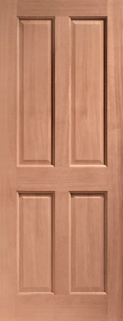 HARDWOOD M&T LONDON 4P UNFINISHED EXTERNAL DOOR