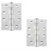 GRADE 13 BALL BEARING FIRE RATED HINGES 102MM X 76MM X 3MM – POLISHED STAINLESS STEEL