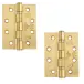 GRADE 13 BALL BEARING FIRE RATED HINGES 102MM X 76MM X 3MM – SATIN BRASS
