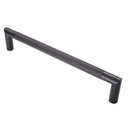SWP1169/300MB MITRED KNURLED PULL HANDLE (300MM C/C) – MATT BLACK