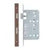 VDL7860‑PVDBZ DIN BATHROOM LOCK – BACKSET 60MM – SATIN BRONZE EFFECT