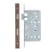 VDL7860‑PVDBZ DIN BATHROOM LOCK – BACKSET 60MM – SATIN BRONZE EFFECT