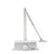 ZOO HARDWARE SIZE 3 DOOR CLOSER – SILVER – COMPLETE WITH FIG 66 BRACKET
